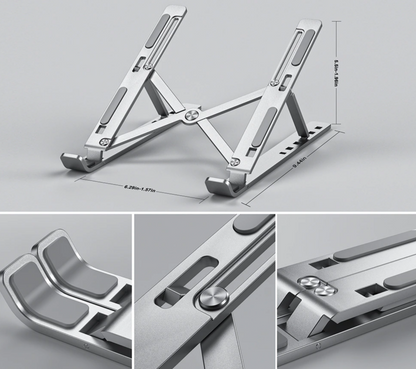 Versatile Laptop Stand with 6 Adjustable Heights