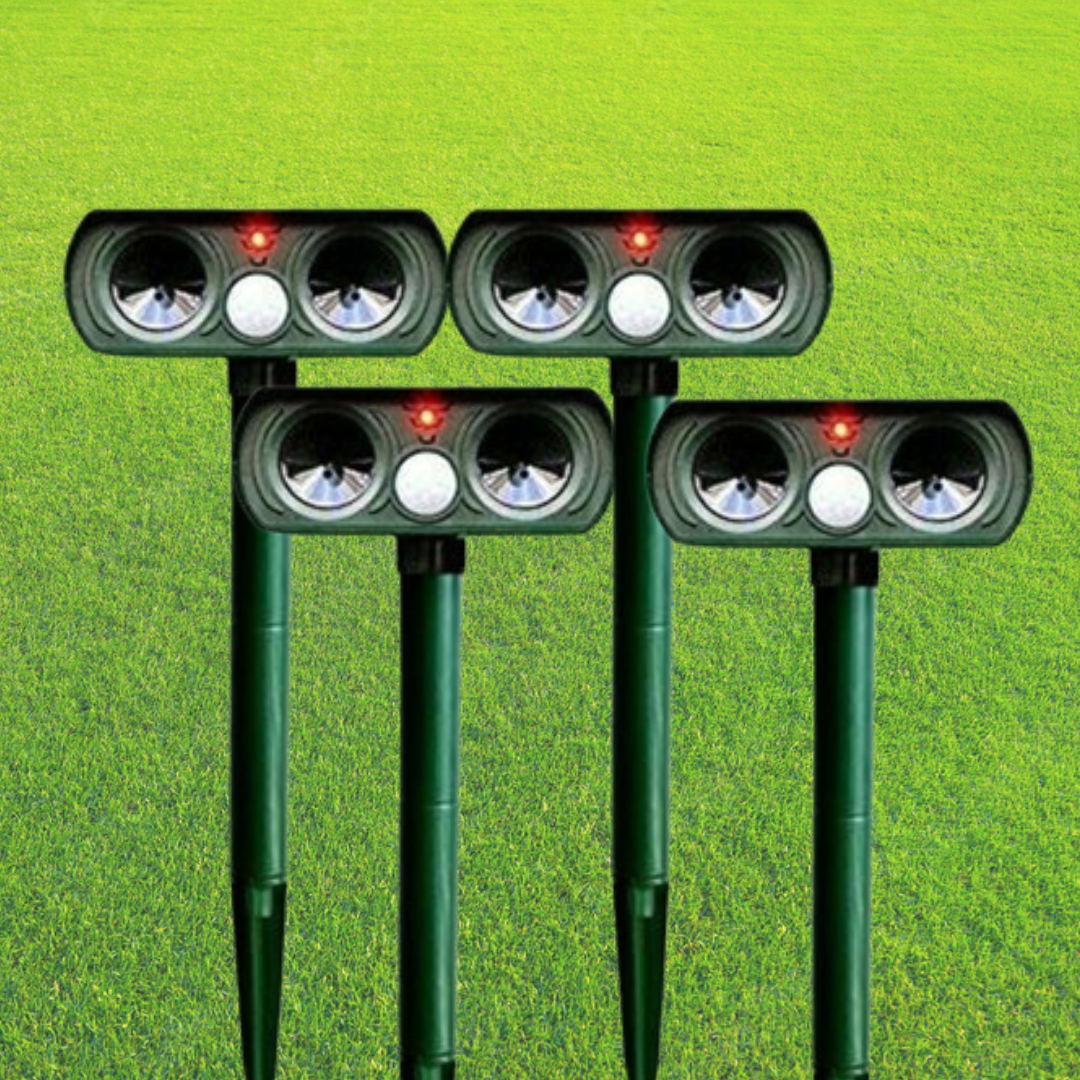 Solar-Powered Ultrasonic Wildlife Repeller