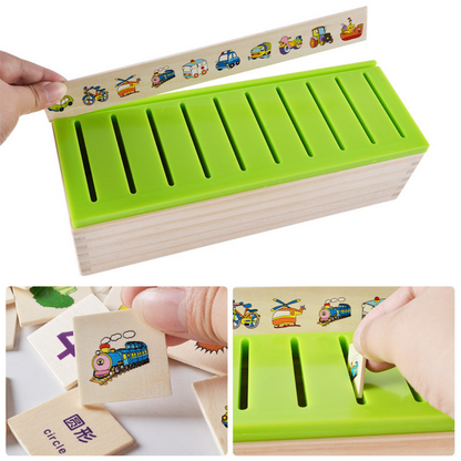 Wooden Sorting Box for Learning and Development – Montessori Style
