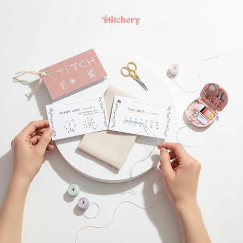 Compact Travel Sewing Kit in Book Design | On-the-Go Repair Essentials