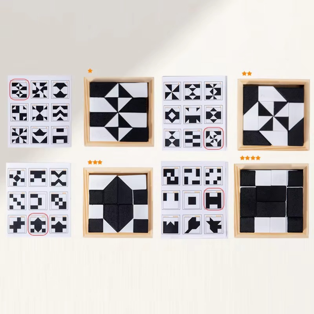 Two-Tone Pocket-Sized Logic Puzzle Game