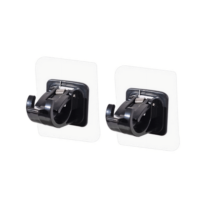 Versatile Wall-Mount Curtain Holder System