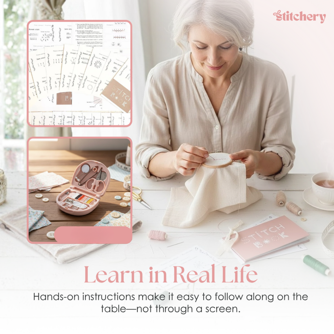Compact Travel Sewing Kit in Book Design | On-the-Go Repair Essentials