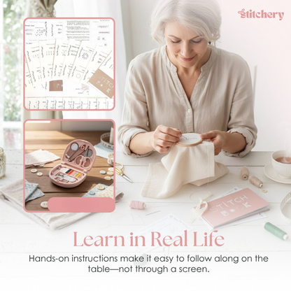 Compact Travel Sewing Kit in Book Design | On-the-Go Repair Essentials