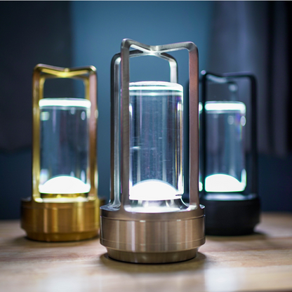 Portable Metal Table Lamp for Stylish Illumination