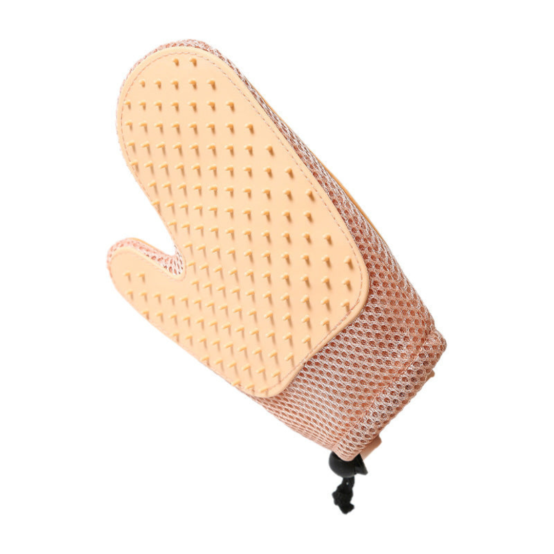 Dual-Action Cat Grooming Glove for Effortless Care