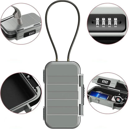 Waterproof Travel Case for Secure Storage of Valuables
