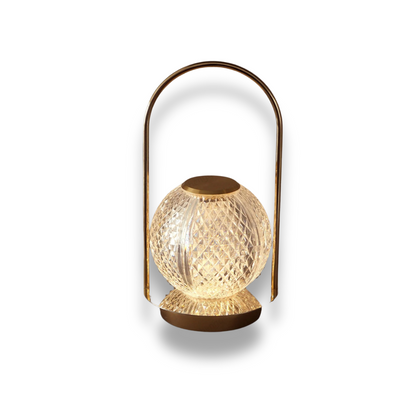Rechargeable LED Touch Lamp - Wireless Crystal Design