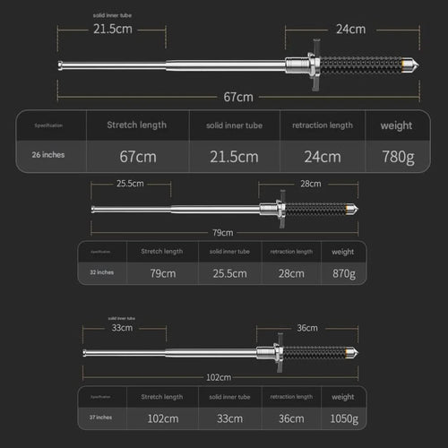 Trekking Pole with Adjustable Height