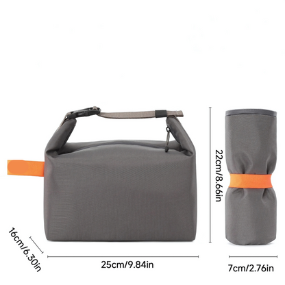 Foldable Insulated Lunch Bag for Urban Use – Stylish and Keeps Food Fresh