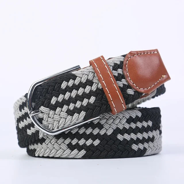 Stretchy Casual Belt Crafted from Elastic Fabric