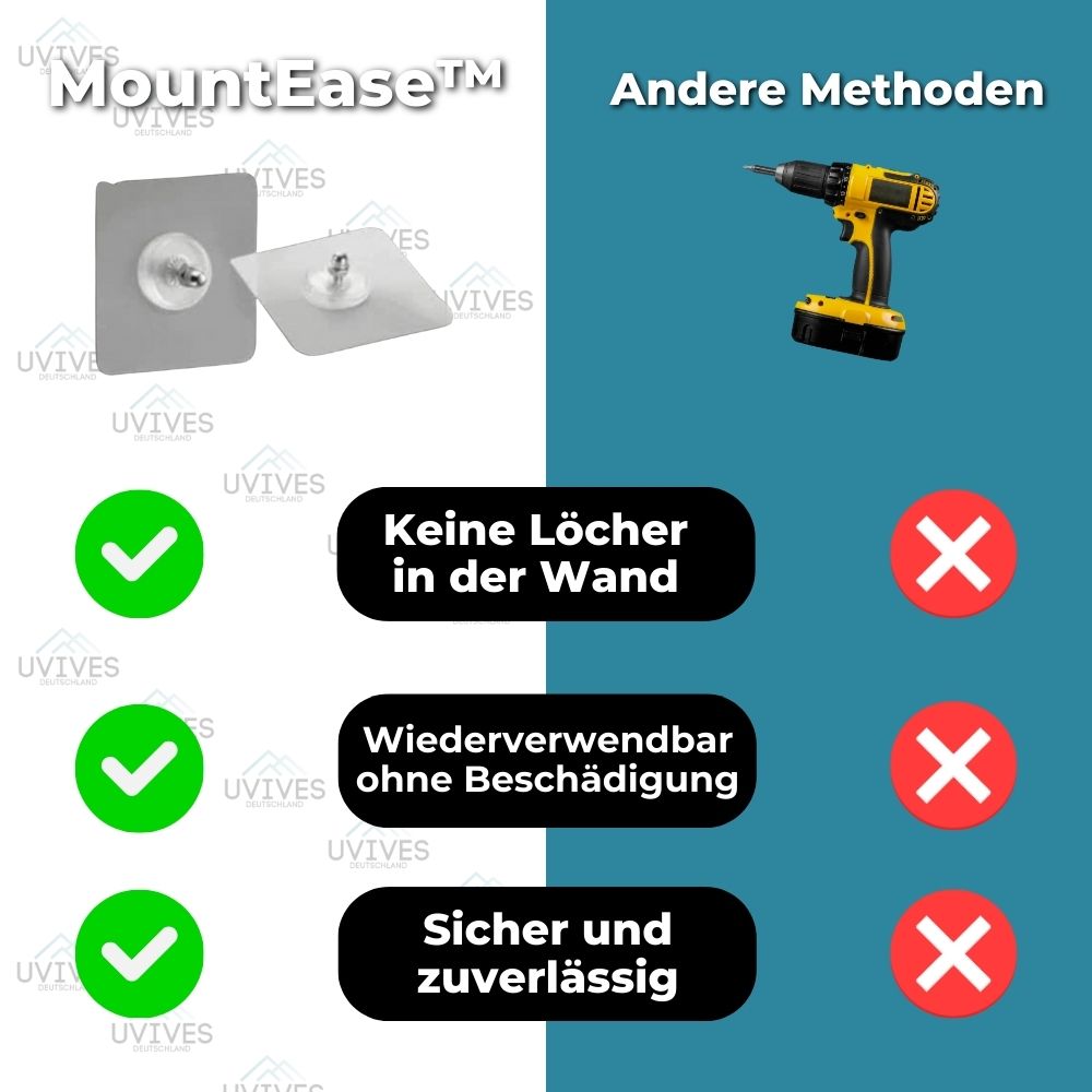 5+5 FREE | MountEase - Screw Hooks Without Drilling [Last Day Discount]