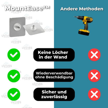 5+5 FREE | MountEase - Screw Hooks Without Drilling [Last Day Discount]