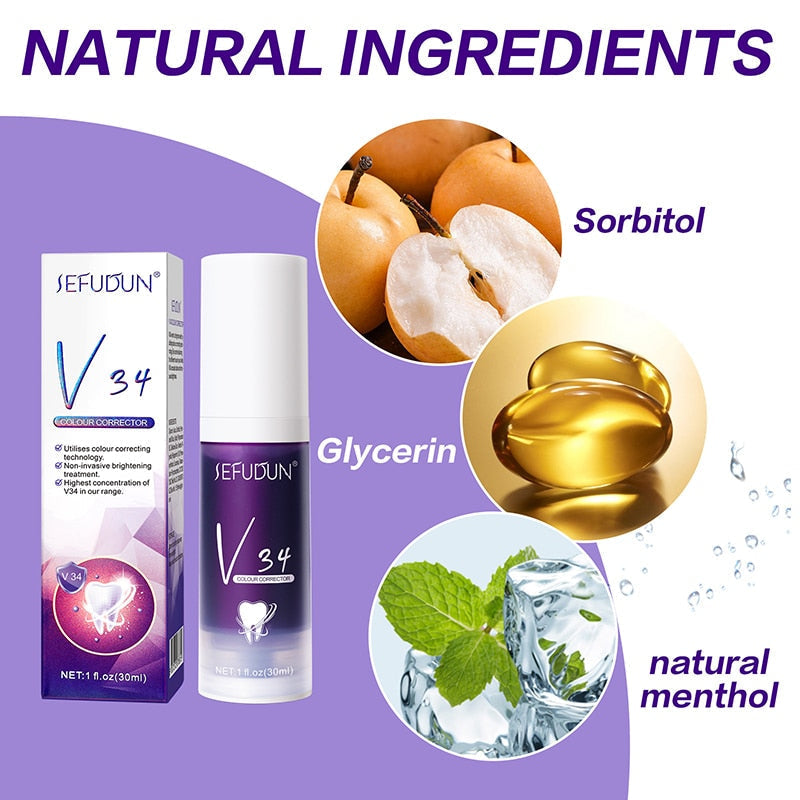 UltraBright Smile Enhancer - Color Correction Toothpaste