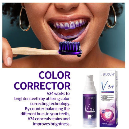 UltraBright Smile Enhancer - Color Correction Toothpaste