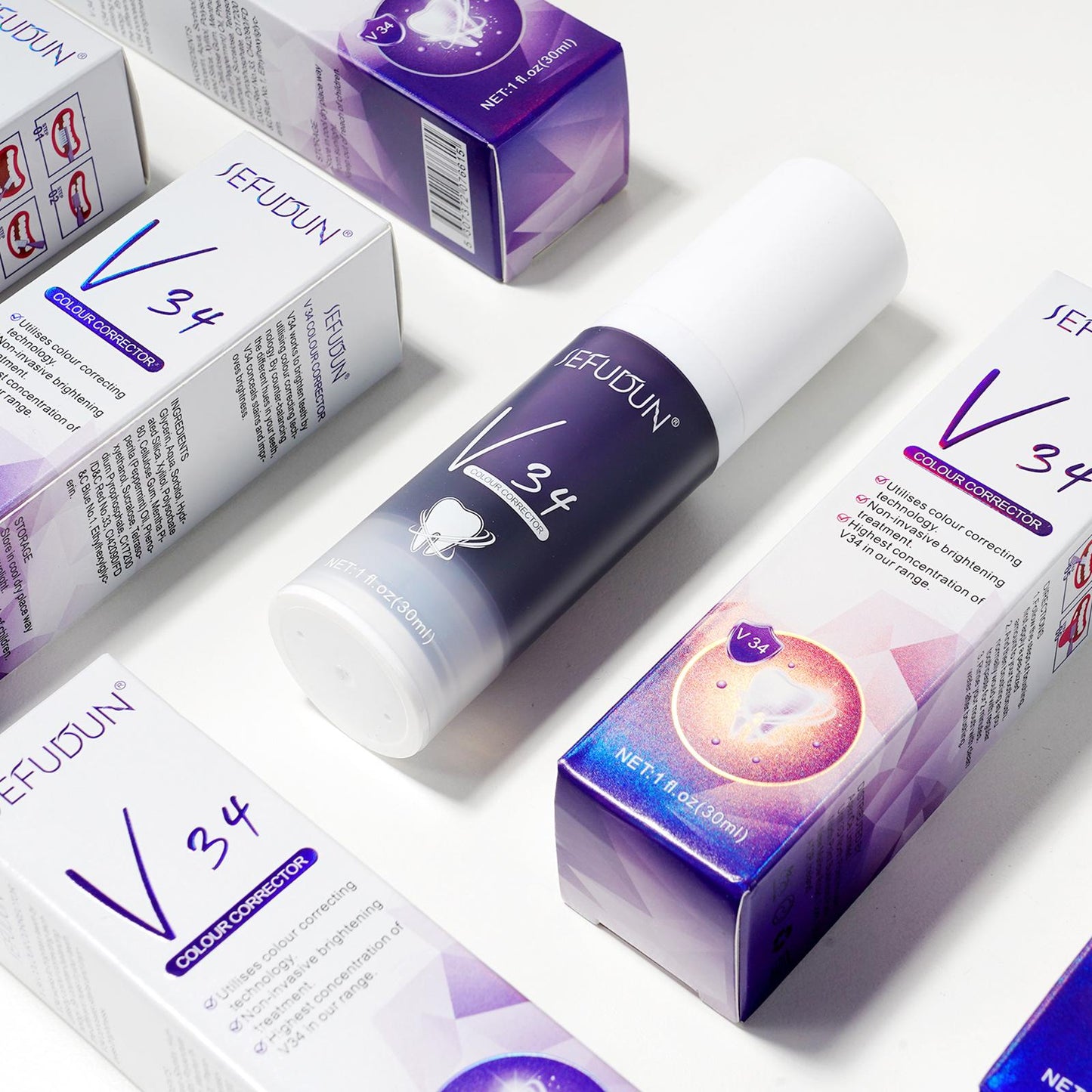 UltraBright Smile Enhancer - Color Correction Toothpaste