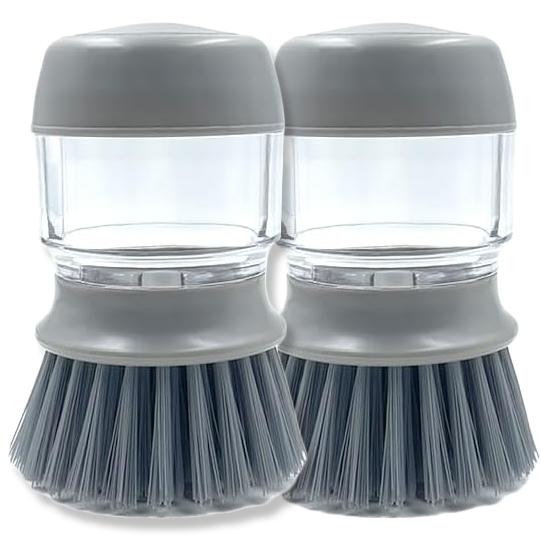 Dishwashing Brush with Soap Dispenser | Effortless Kitchen Cleaning Tool