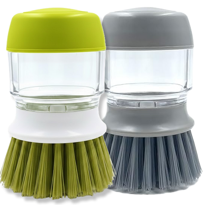 Dishwashing Brush with Soap Dispenser | Effortless Kitchen Cleaning Tool