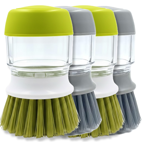 Dishwashing Brush with Soap Dispenser | Effortless Kitchen Cleaning Tool