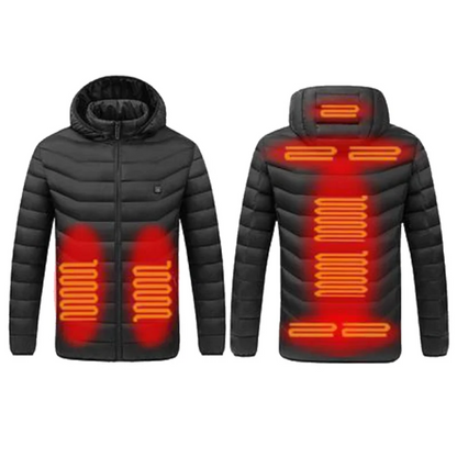 Heated Reversible Jacket for Unisex - Electric Warmth Wear