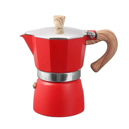 Classic Aluminium Espresso Maker for Stovetop & Outdoor Use
