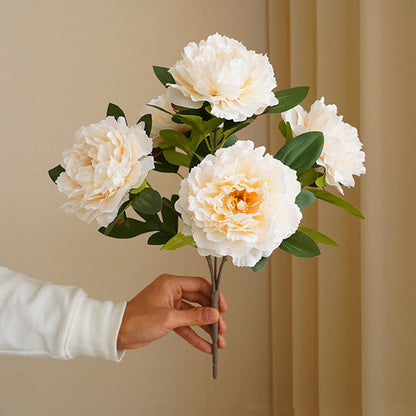 Set of 5 Large Faux Peony Blooms