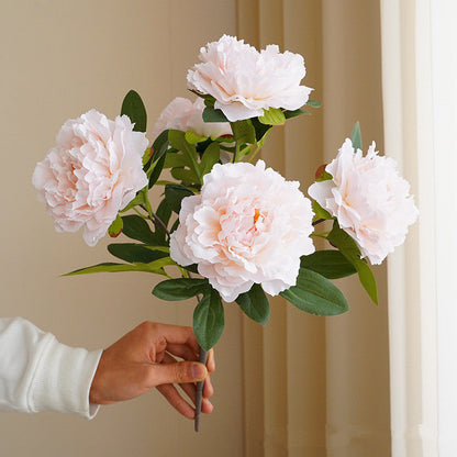 Set of 5 Large Faux Peony Blooms