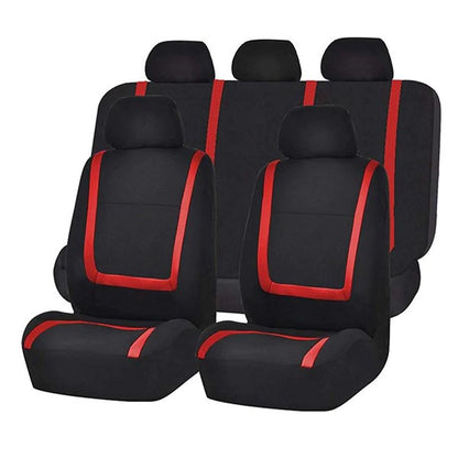 9-Piece Universal Car Seat Cover Set – Breathable and Washable
