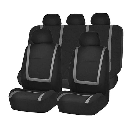 9-Piece Universal Car Seat Cover Set – Breathable and Washable