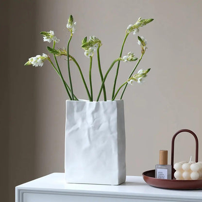 Modern Paper Vase for Decorative Arrangements