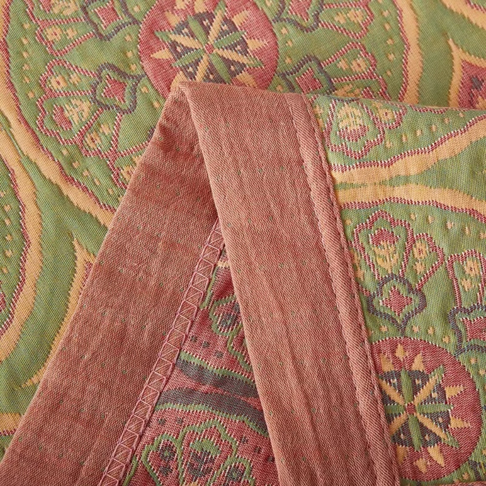 LunaSoft Reversible Cotton Summer Throw