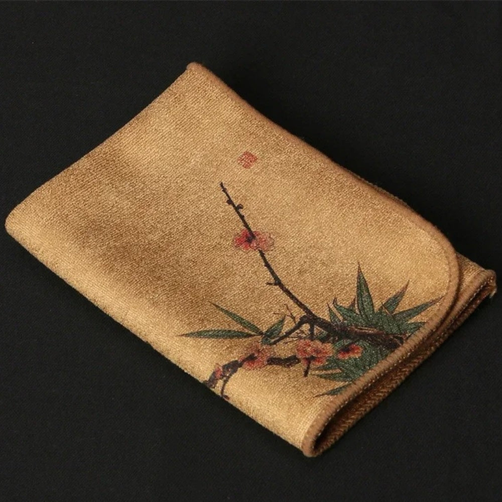 Artisan-Designed Microfiber Tea Towel for Everyday Elegance