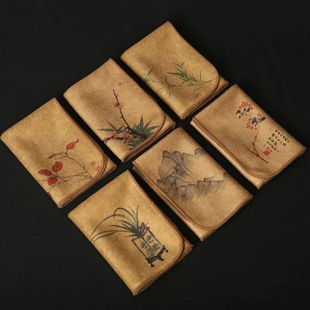 Artisan-Designed Microfiber Tea Towel for Everyday Elegance