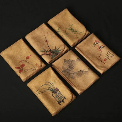Artisan-Designed Microfiber Tea Towel for Everyday Elegance