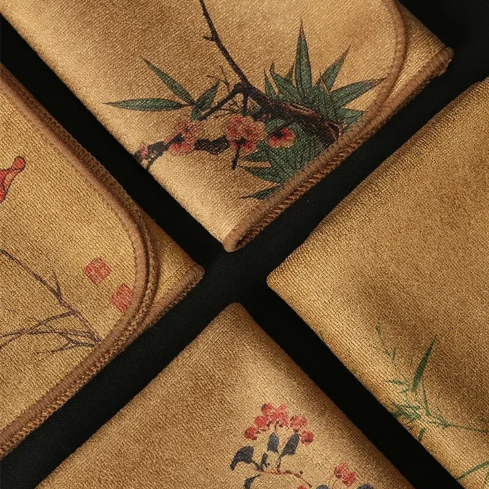 Artisan-Designed Microfiber Tea Towel for Everyday Elegance