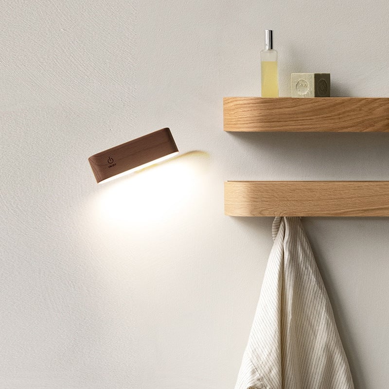 EcoCharge Wood Hub – Where Style Meets Effortless 360° Power and Light Control