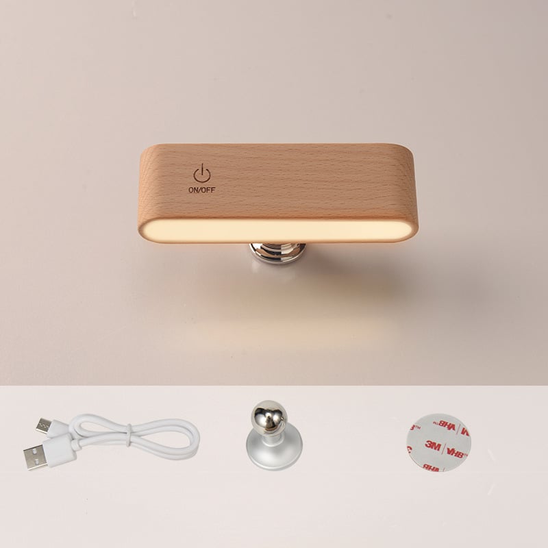 EcoCharge Wood Hub – Where Style Meets Effortless 360° Power and Light Control