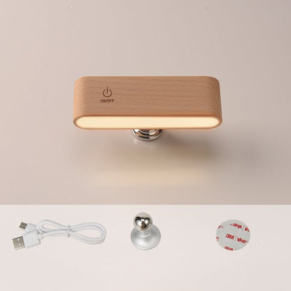 EcoCharge Wood Hub – Where Style Meets Effortless 360° Power and Light Control