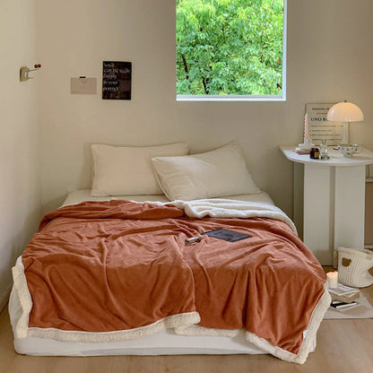 Blissful Bloom Embossed Sherpa Throw