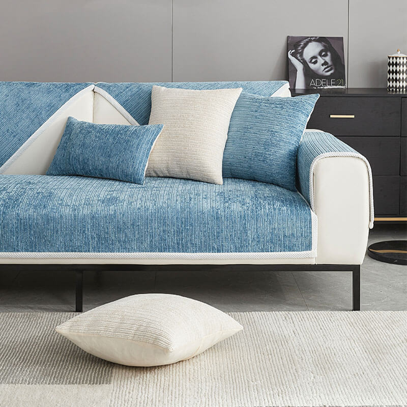 Luxe Anti-Scratch Sofa Cover – Chenille Protection for Pets