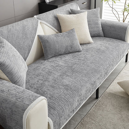 Luxe Anti-Scratch Sofa Cover – Chenille Protection for Pets