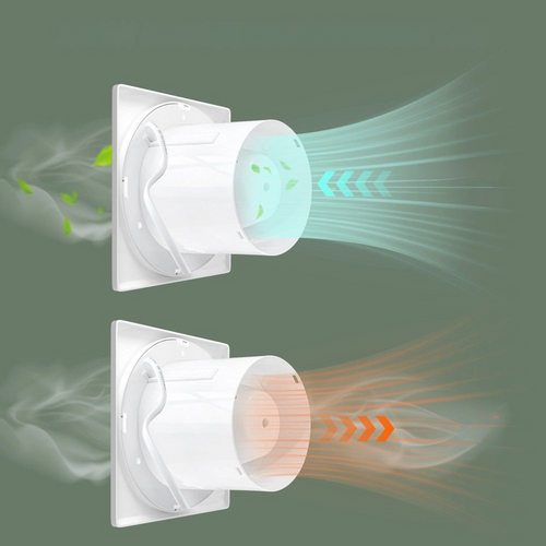 Remote-Controlled Reversible Fan for Walls with Ionizer Feature