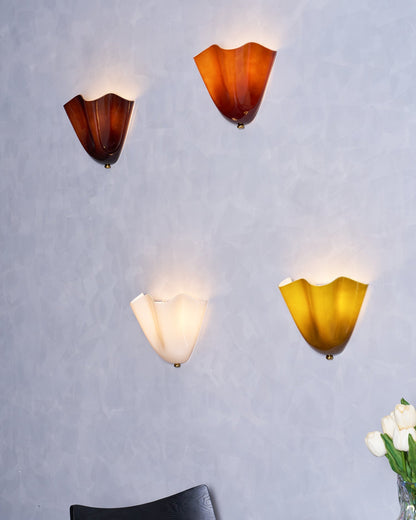 Elegant Home Wall Lights with Petal Design