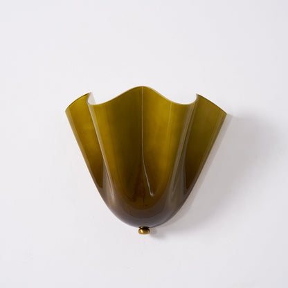 Wall-Mounted Ambient Light with Curved Petal Design