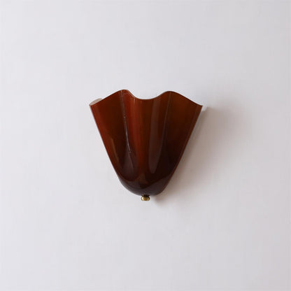 Wall-Mounted Ambient Light with Curved Petal Design