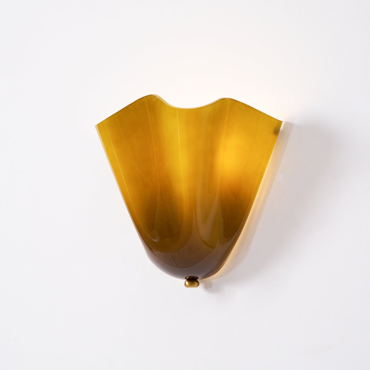 Wall-Mounted Ambient Light with Curved Petal Design