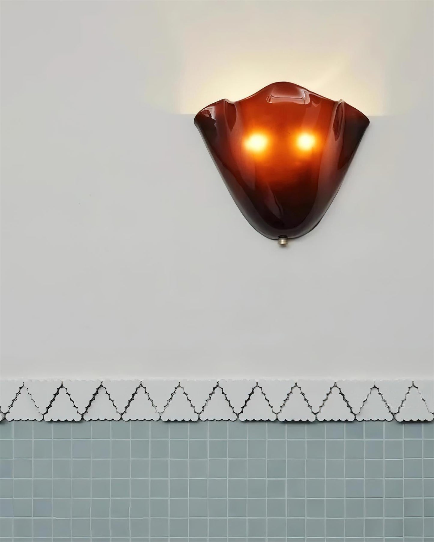 Wall-Mounted Ambient Light with Curved Petal Design