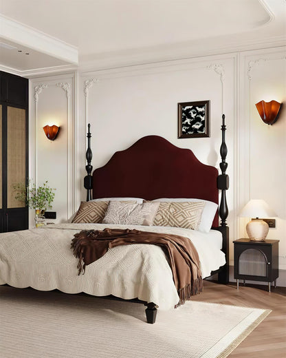 Wall-Mounted Ambient Light with Curved Petal Design