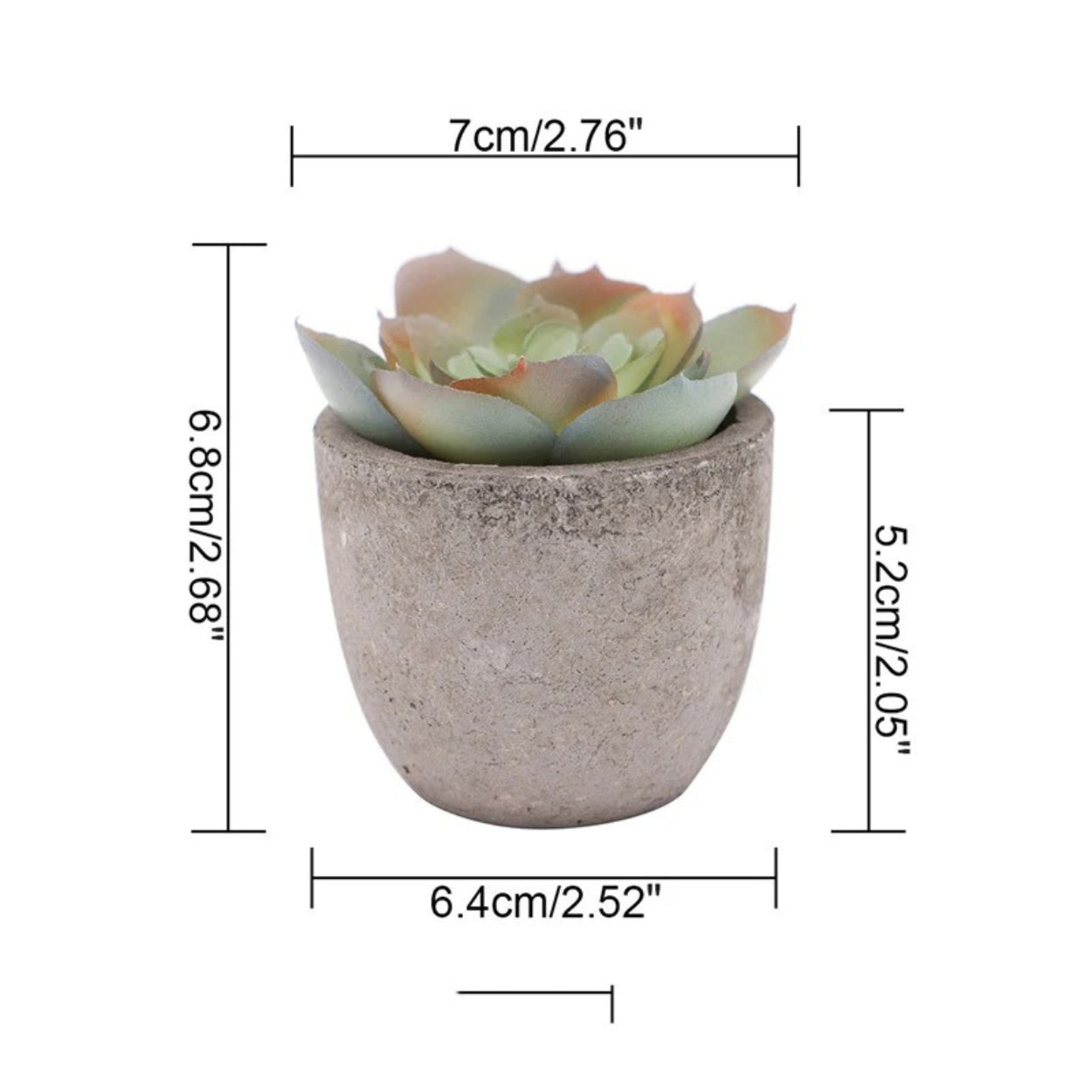 Evergreen Faux Succulent for Timeless Decor
