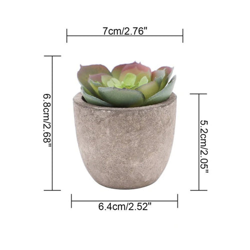Evergreen Faux Succulent for Timeless Decor